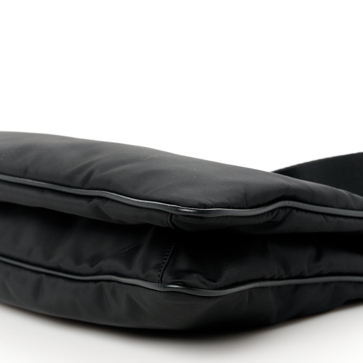 Nylon Palazzo Medusa Messenger Black