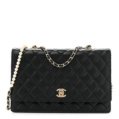 Chanel Lambskin Quilted Fantasy Pearl Flap Black 1 of 15