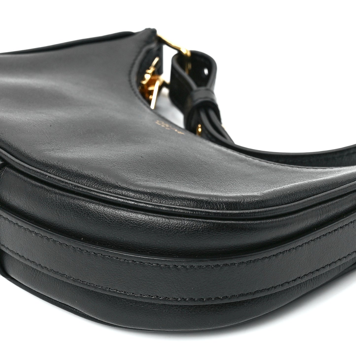 Smooth Calfskin Mini Ava Shoulder Bag Black