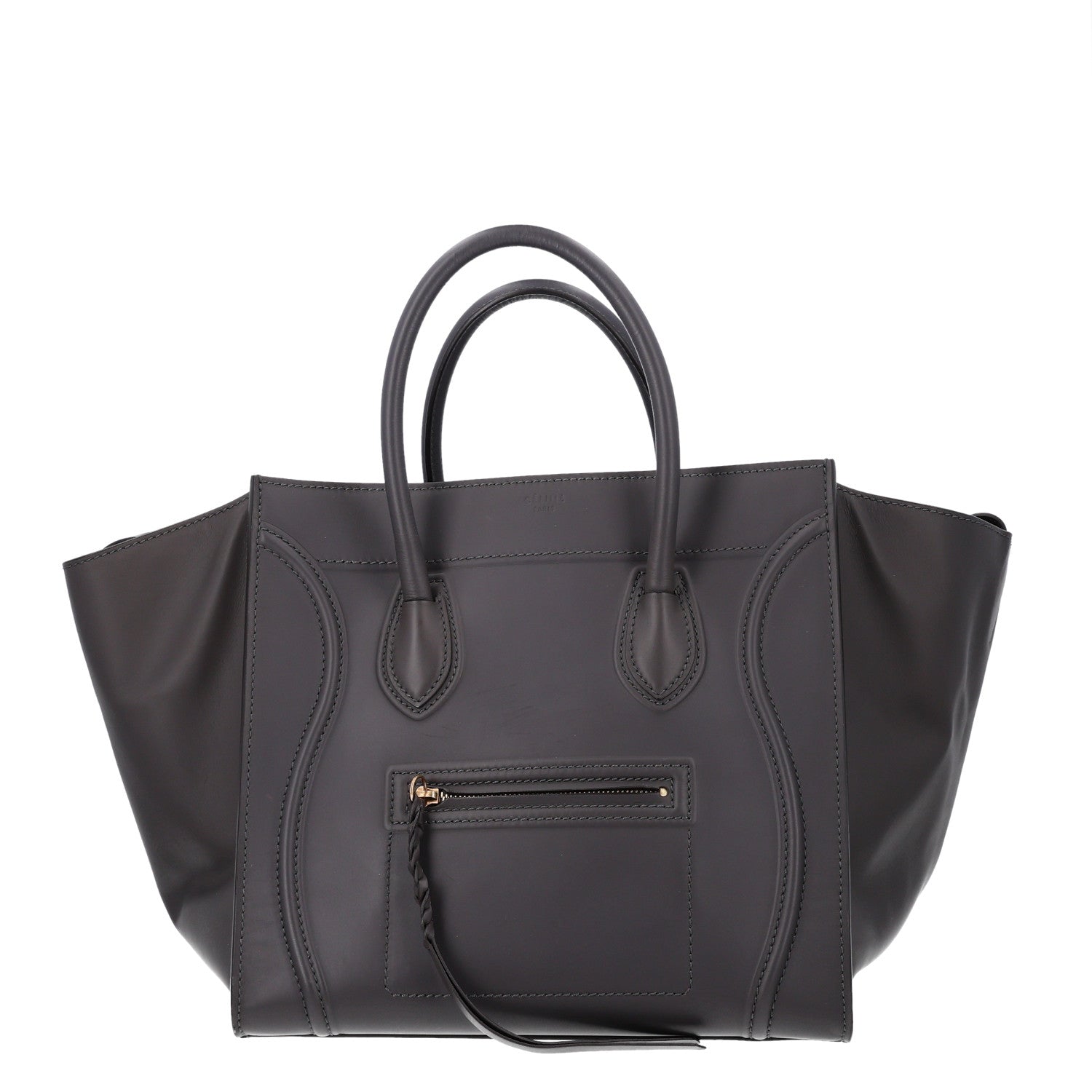 Celine Smooth Calfskin Medium Phantom Luggage Grey 1 of 11