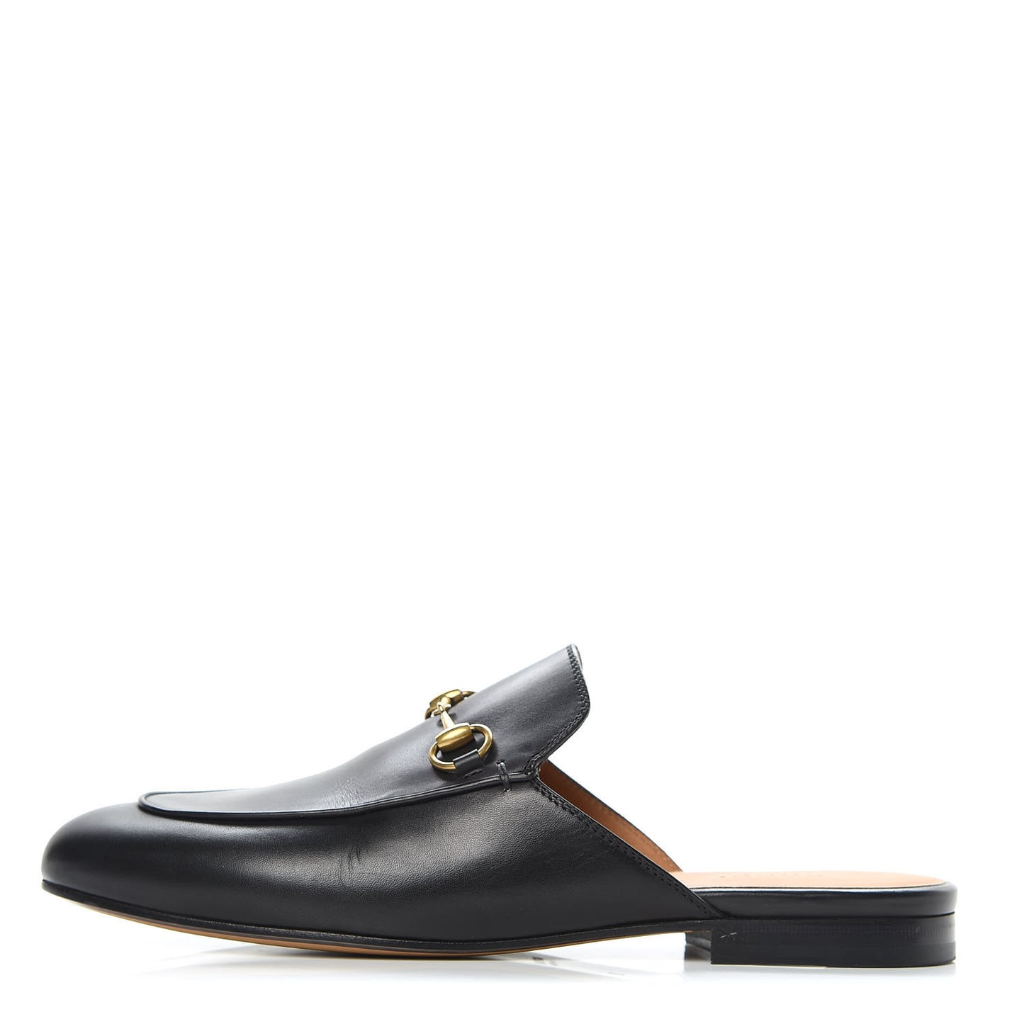 Calfskin Womens Princetown Slippers 39 Black