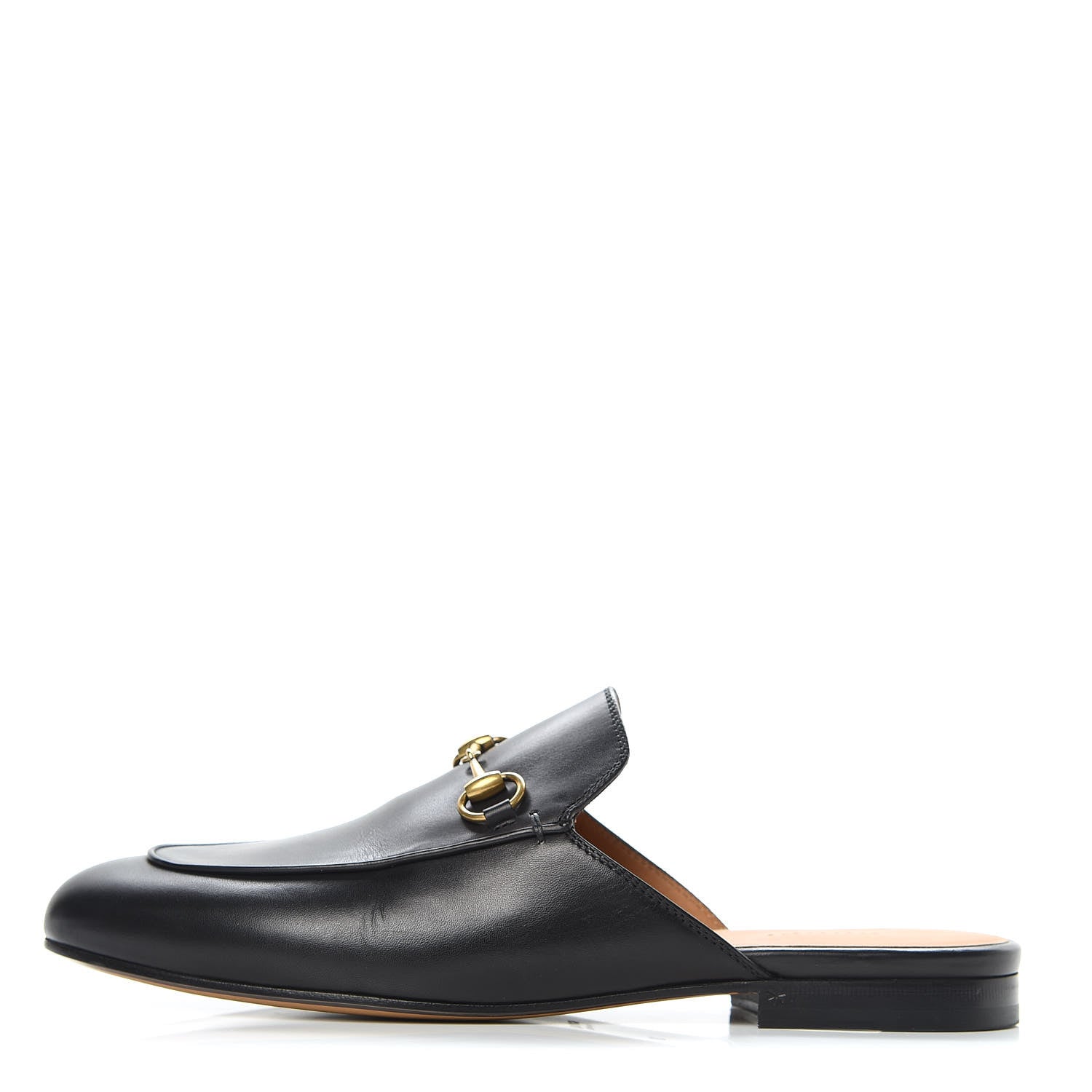 Gucci Calfskin Womens Princetown Slippers 39 Black 1 of 10