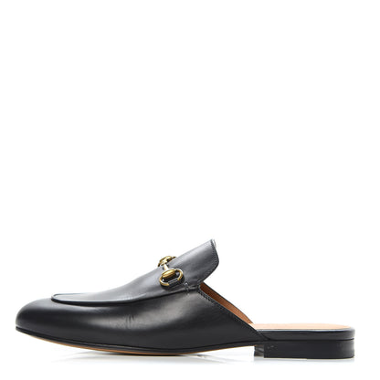 Gucci Calfskin Womens Princetown Slippers 39 Black 1 of 10