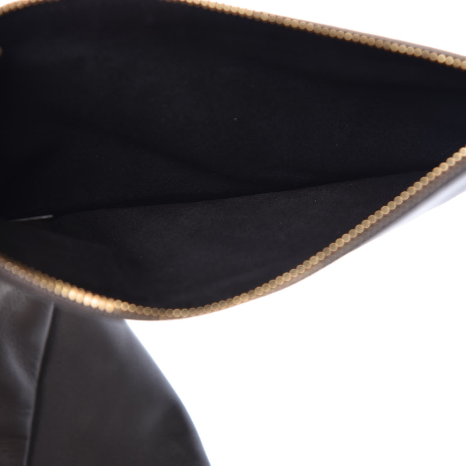 Saint Laurent Calfskin Suede Reversible East West Shopper Tote Dark Grey 12 of 13
