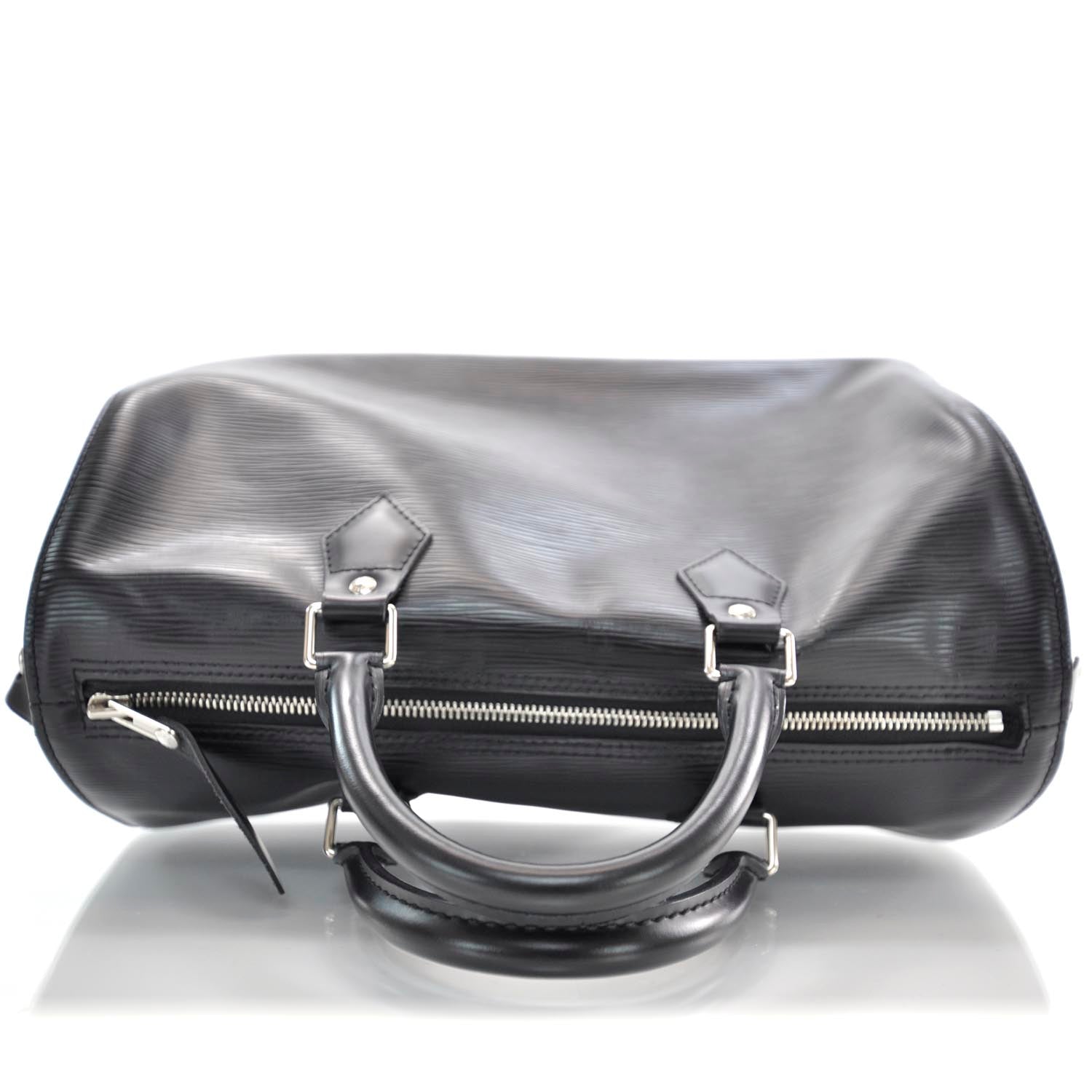 Louis Vuitton Epi Speedy 30 Black 6 of 10