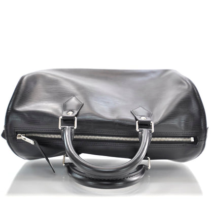 Louis Vuitton Epi Speedy 30 Black 6 of 10