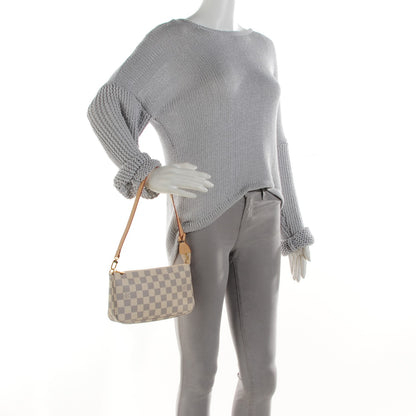 Louis Vuitton Damier Azur Pochette Accessories NM 2 of 7