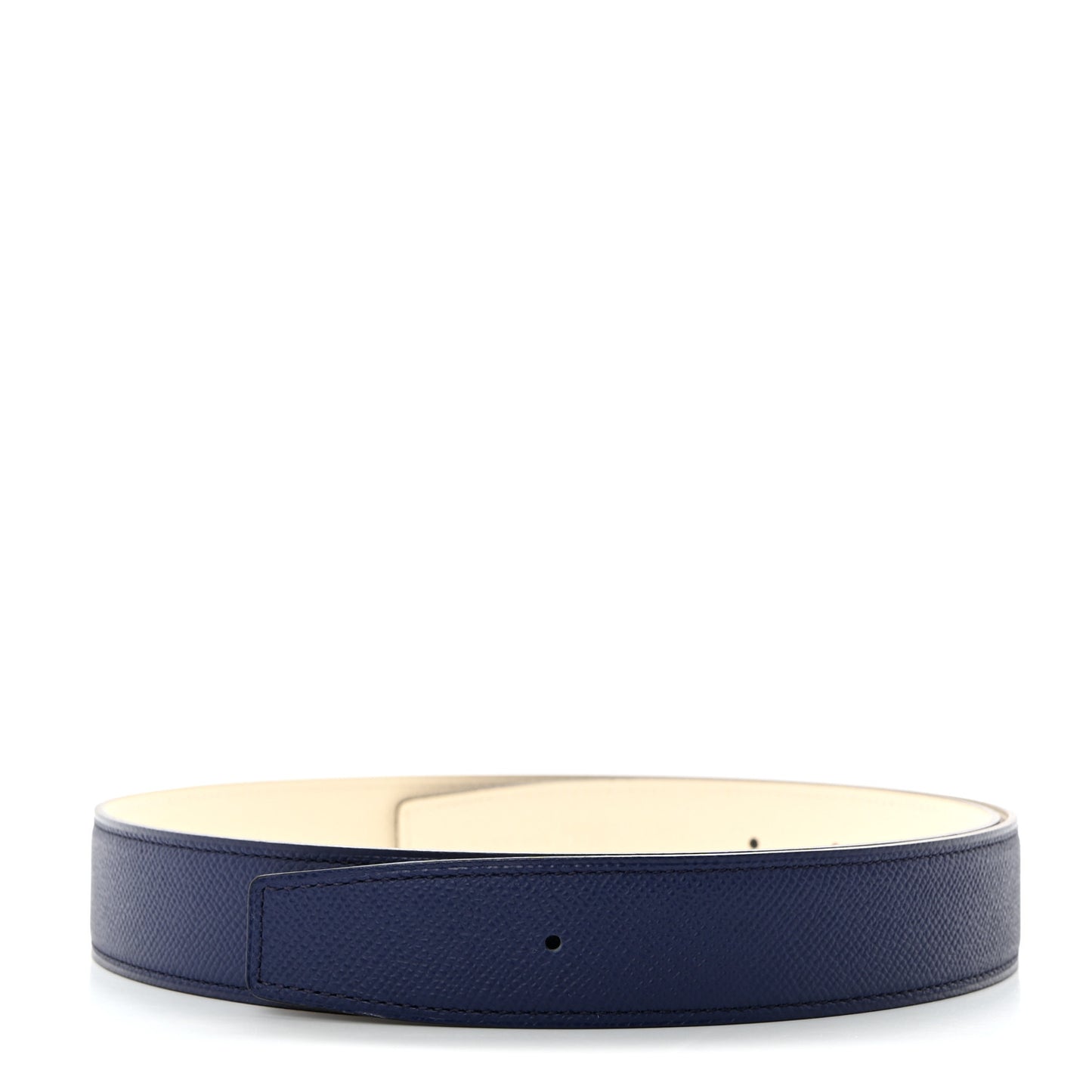 Epsom 32mm Belt Strap 85 Deep Blue Vert Bosphore