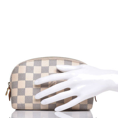 Louis Vuitton Damier Azur Cosmetic Pouch 2 of 12