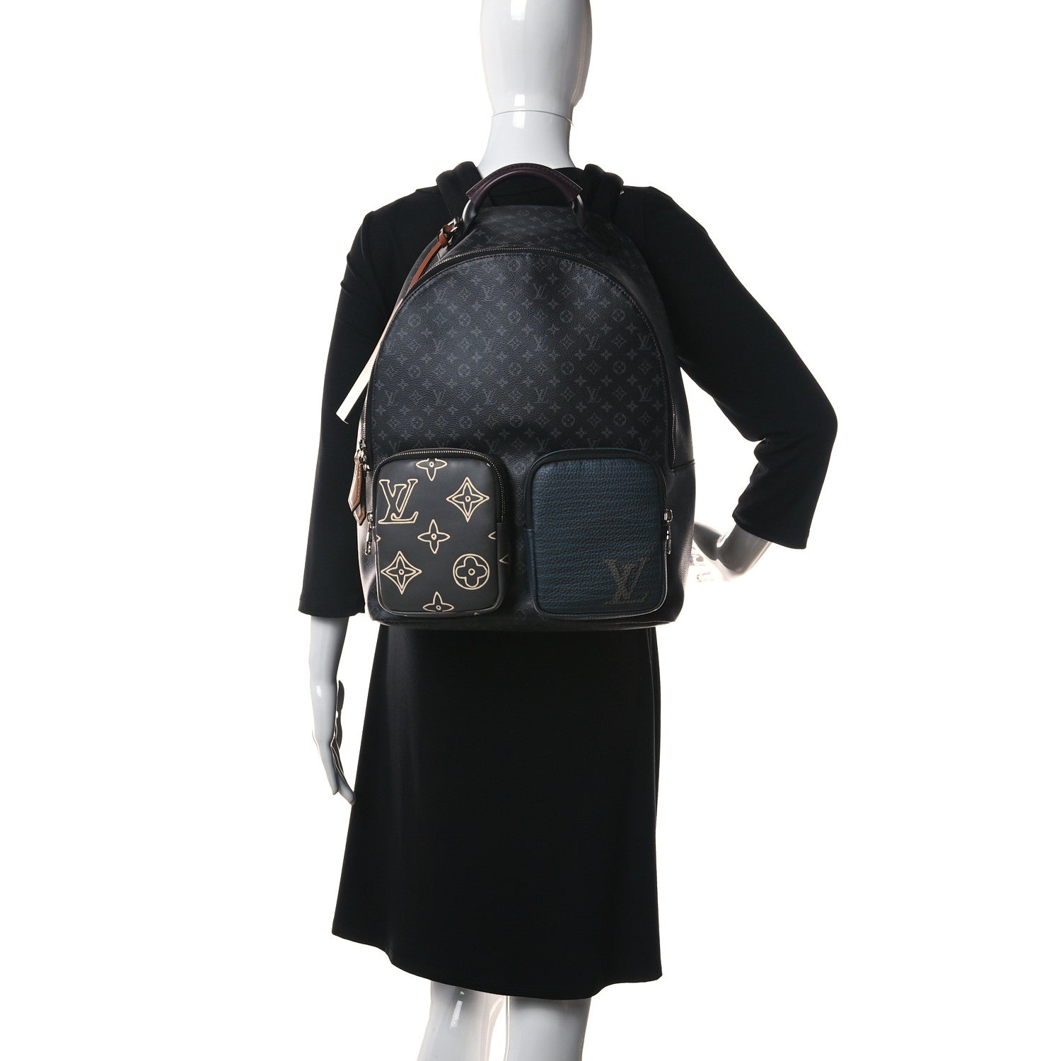 louis vuitton backpack multi pocket Louis Vuitton Monogram Eclipse Multipocket Patchwork Backpack Multicolor 1026526 – FASHIONPHILE