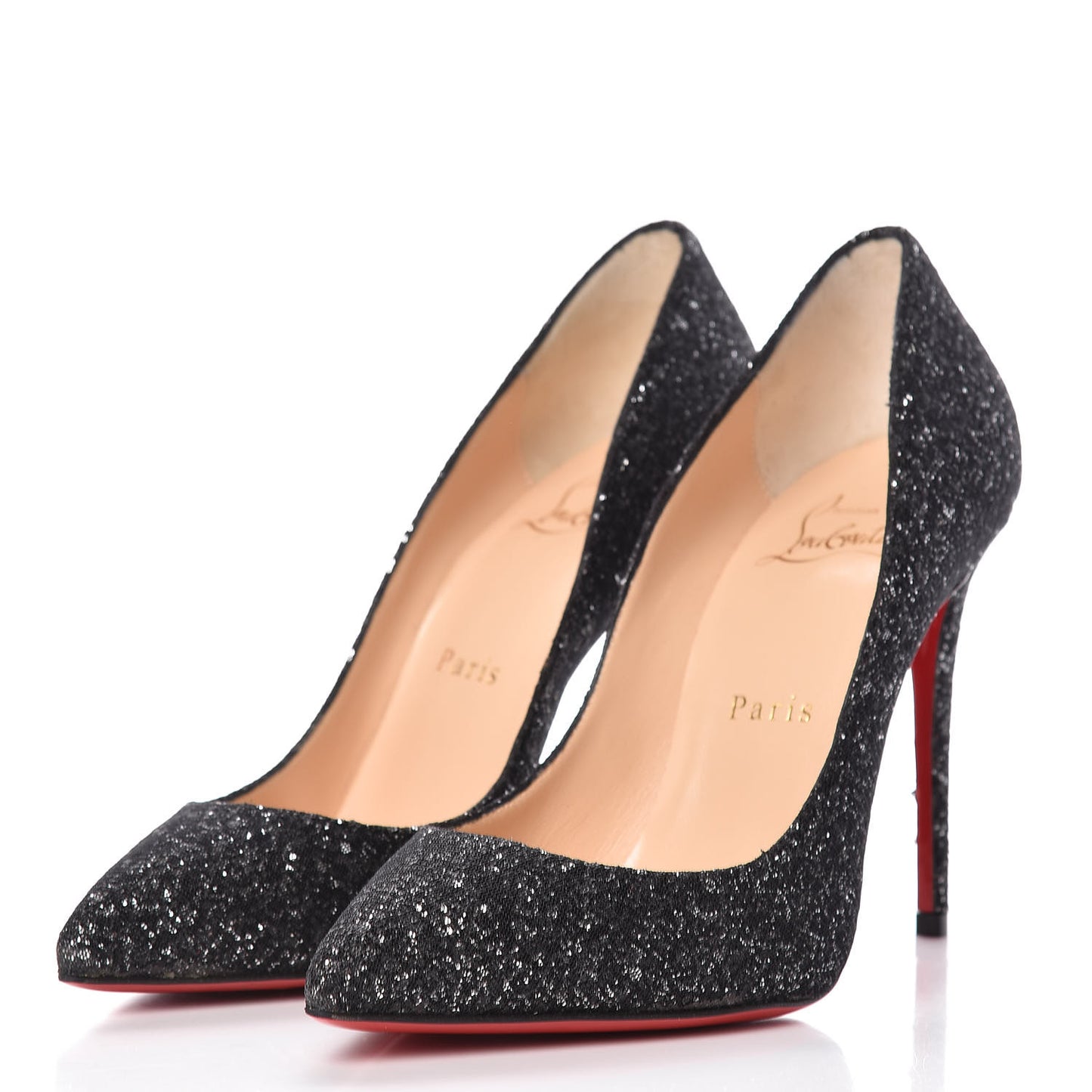 Glitter Resille Pigalle Follies 100 Pumps 36.5 Black