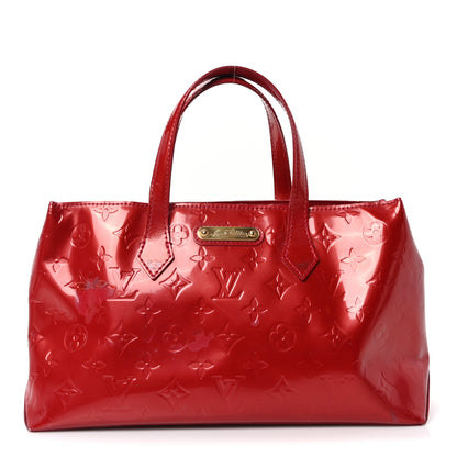 Louis Vuitton Vernis Wilshire PM Pomme D'Amour 1 of 9