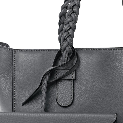Valentino Garavani Grained Calfskin Small To Be Cool Tote Grigio Perla 8 of 12