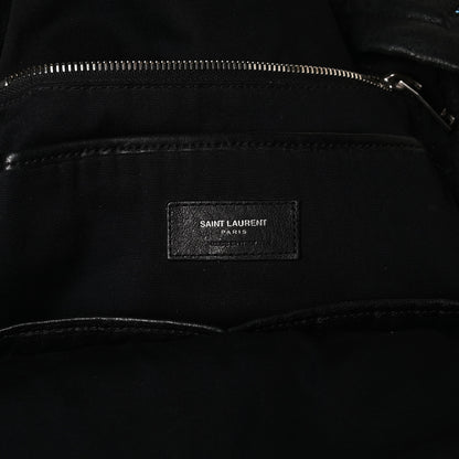 Saint Laurent Lambskin Star Applique Mini City California Backpack Black 6 of 30
