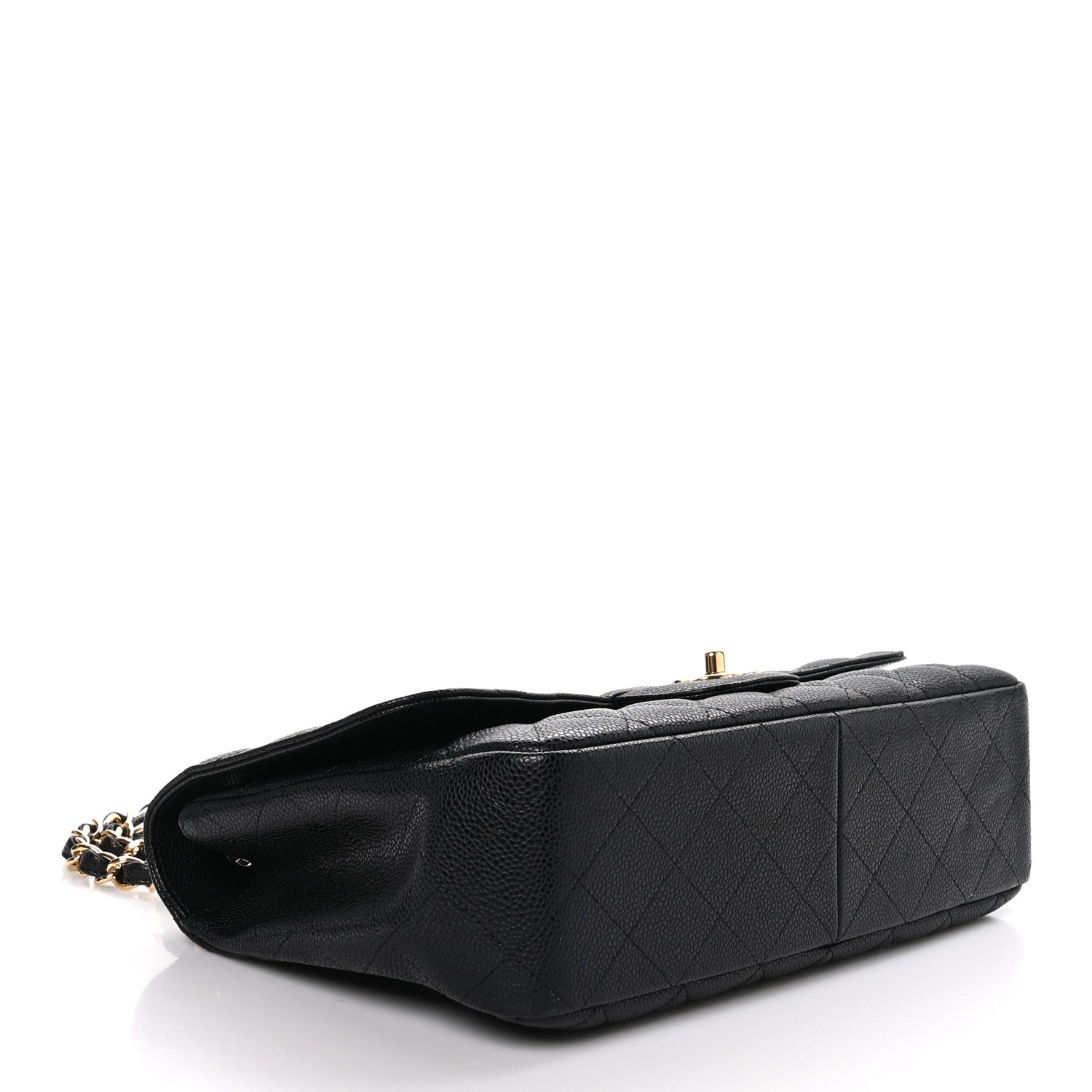 Chanel Caviar Quilted Jumbo Single Flap Black 4 of 9