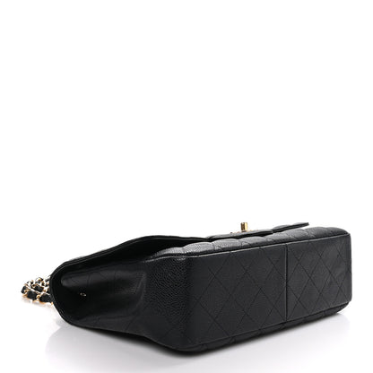 Chanel Caviar Quilted Jumbo Single Flap Black 4 of 9