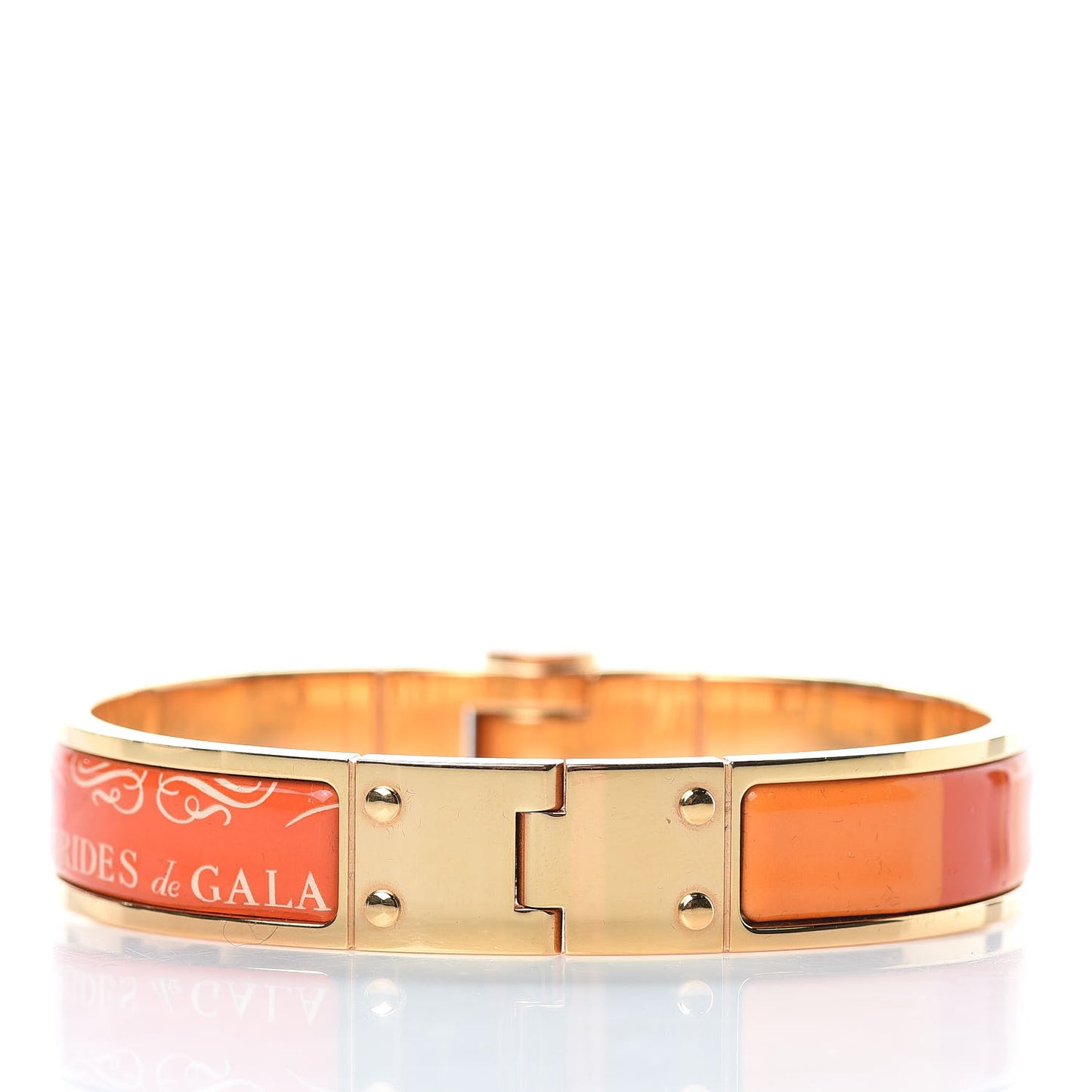 Enamel Printed Narrow Charniere Brides De Gala Hinged Bracelet S