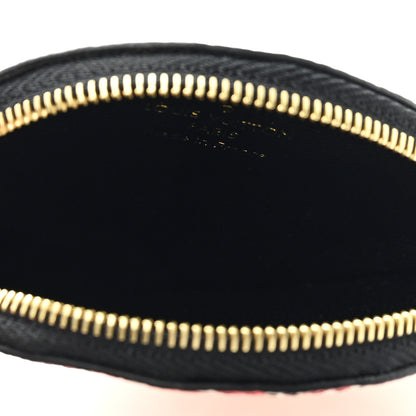 Louis Vuitton Monogram Giant Crafty Round Coin Purse Creme Rouge 5 of 6