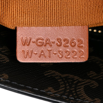 Celine Triomphe Canvas Calfskin Small Vertical Cabas Tan 6 of 10