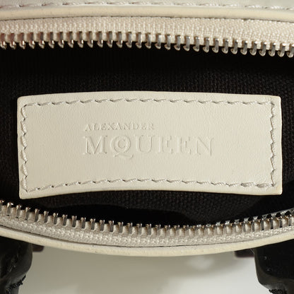 Alexander McQueen Soft Calfskin Whipstitched Mini Legend White 6 of 8