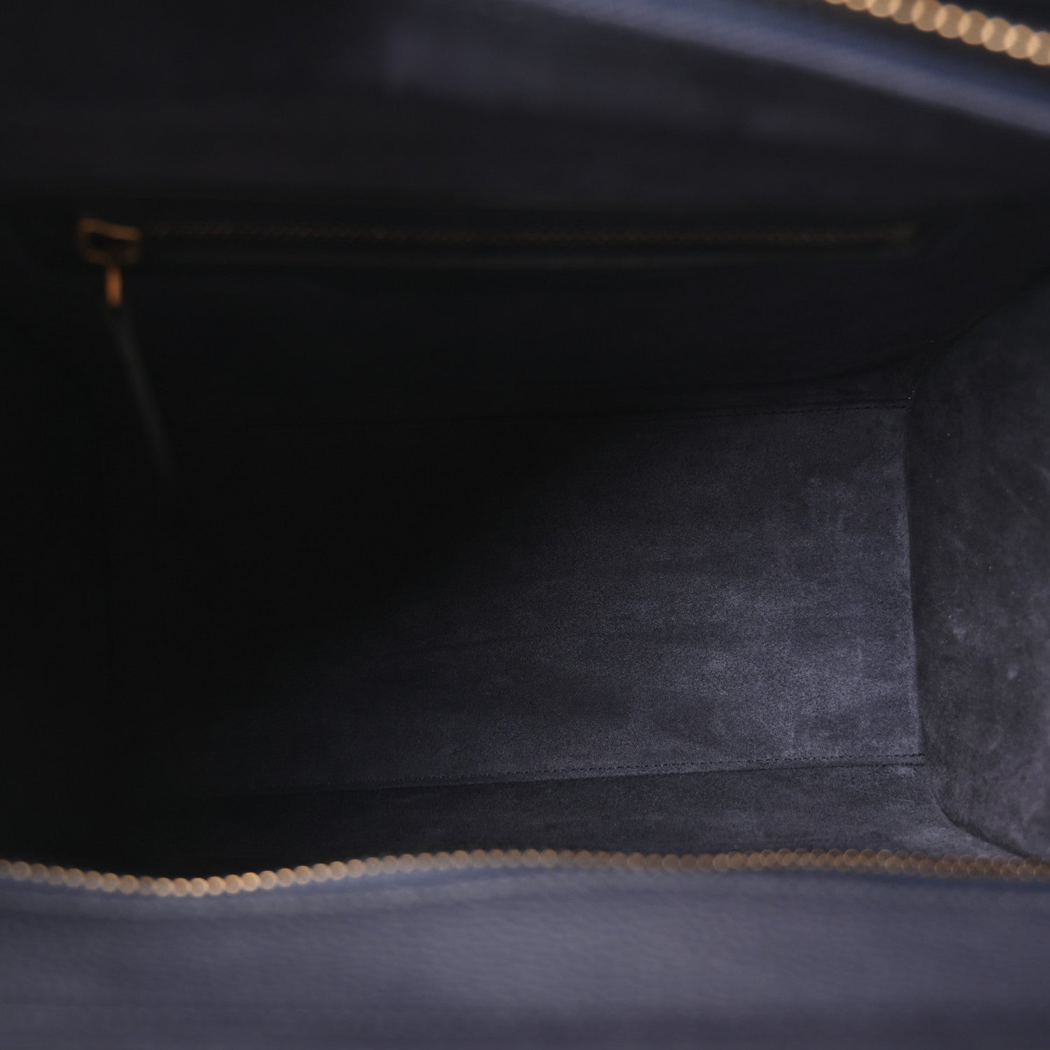 Celine Drummed Calfskin Micro Luggage Black 5 of 10