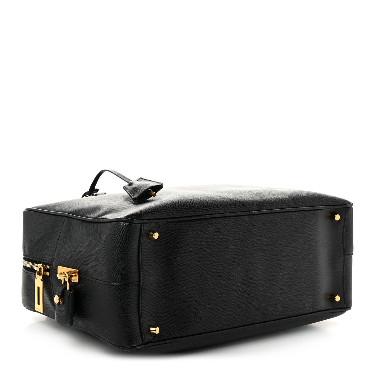 Saffiano Lux Bowler Black