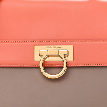 Salvatore Ferragamo Calfskin Sofia Shoulder Bag Multicolor 8 of 14
