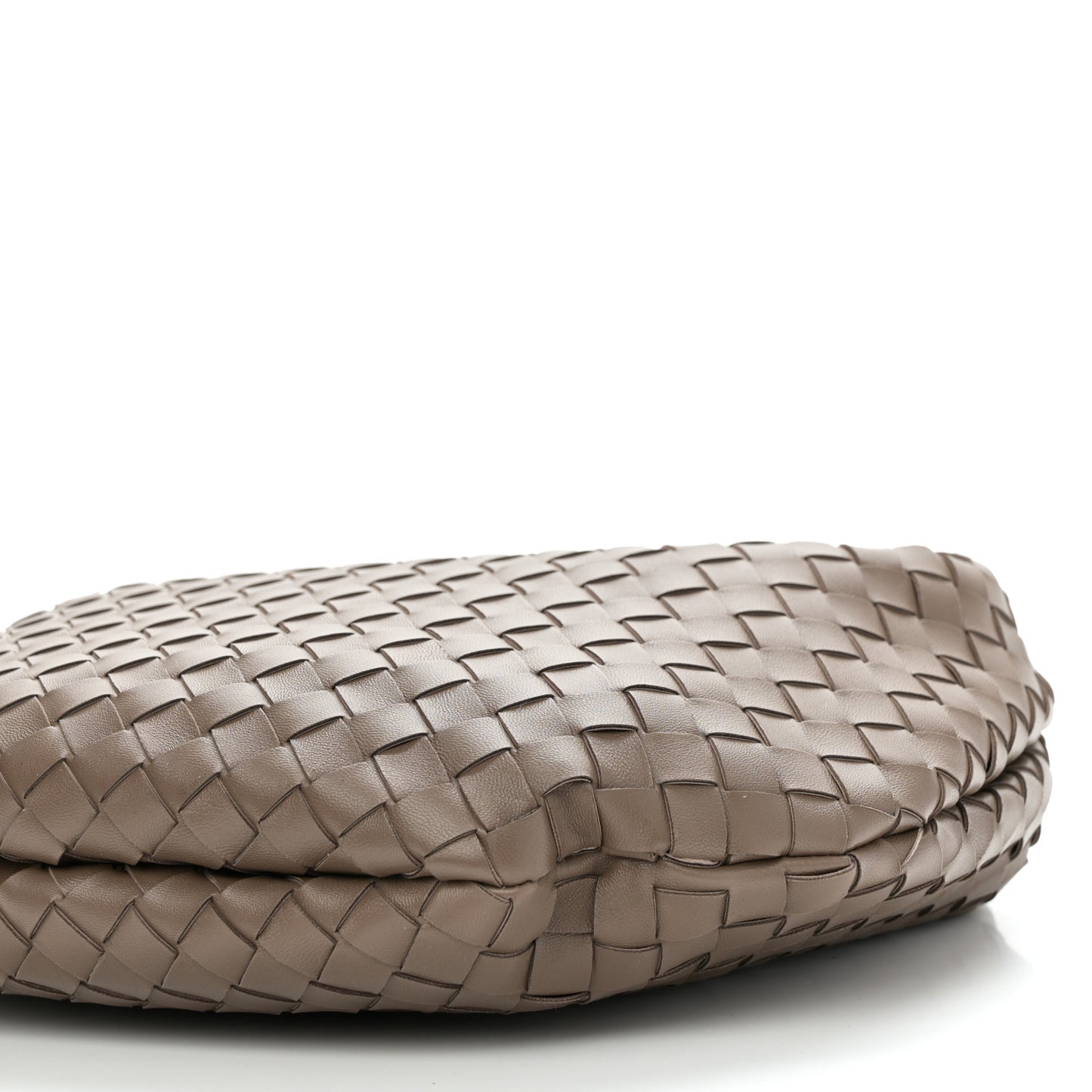 Nappa Intrecciato Medium Sardine Bag Taupe Grey