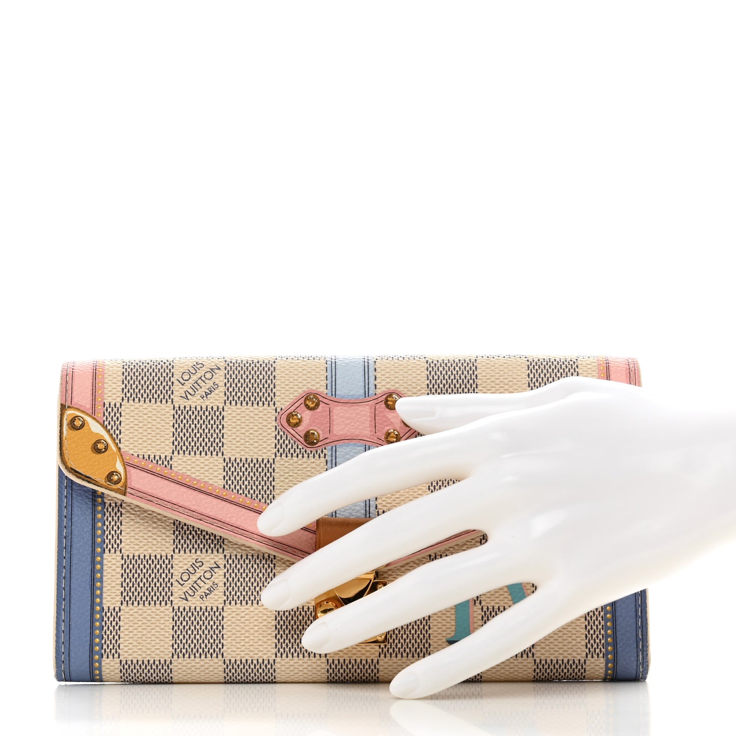 Damier Azur Summer Trunks Sarah Wallet NM