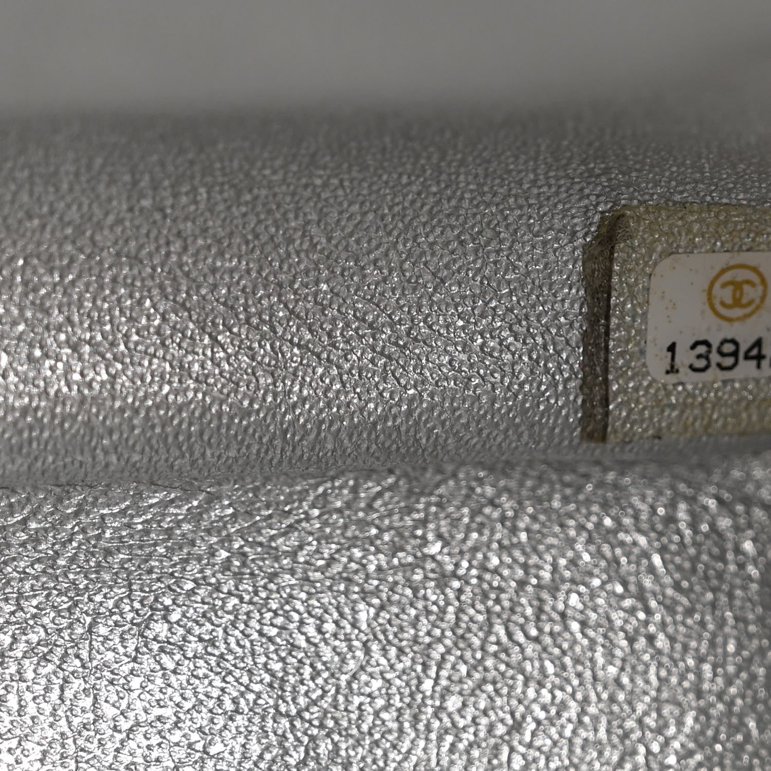 Chanel Metallic Lambskin Quilted Jumbo Single Flap Silver 7 of 10