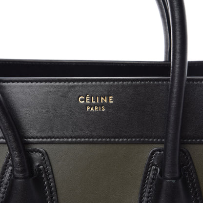 Celine Smooth Calfskin Micro Tri-Color Luggage Khaki 7 of 14