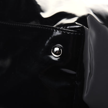 Chanel Vinyl Large La Pausa Bay Shopping Bag Black 13 of 25