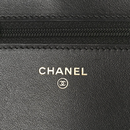 Chanel Caviar Quilted Vintage Mademoiselle Wallet On Chain WOC Black 6 of 12
