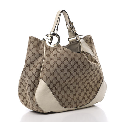 Gucci Monogram Charlotte Tote Off White 3 of 15