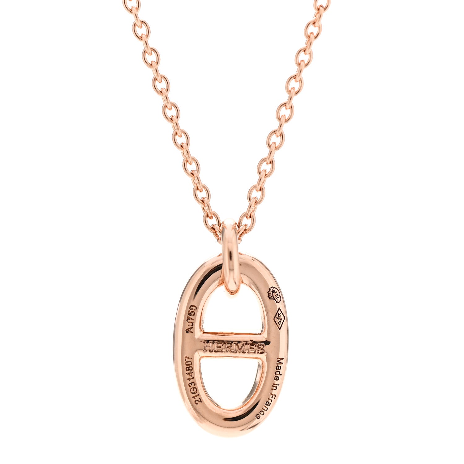 Hermes 18K Rose Gold PM Farandole Pendant Necklace 4 of 5