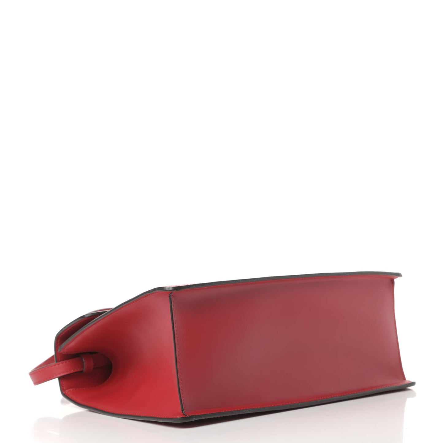 Calfskin Medium Sylvie Top Handle Bag Hibiscus Red
