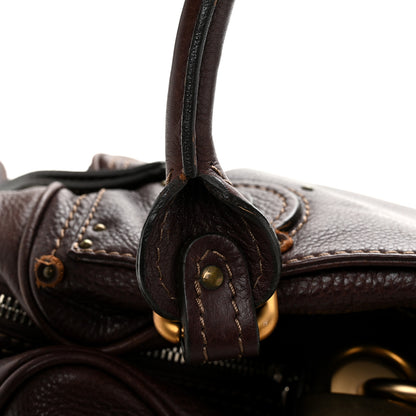Chloe Calfskin Small Paddington Satchel Brown 12 of 12