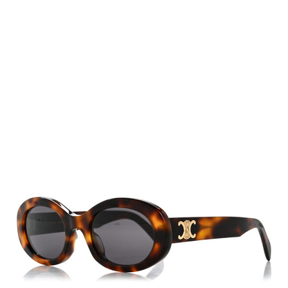 Celine Acetate Triomphe 01 Sunglasses CL 40194U Blonde Havana 1 of 7