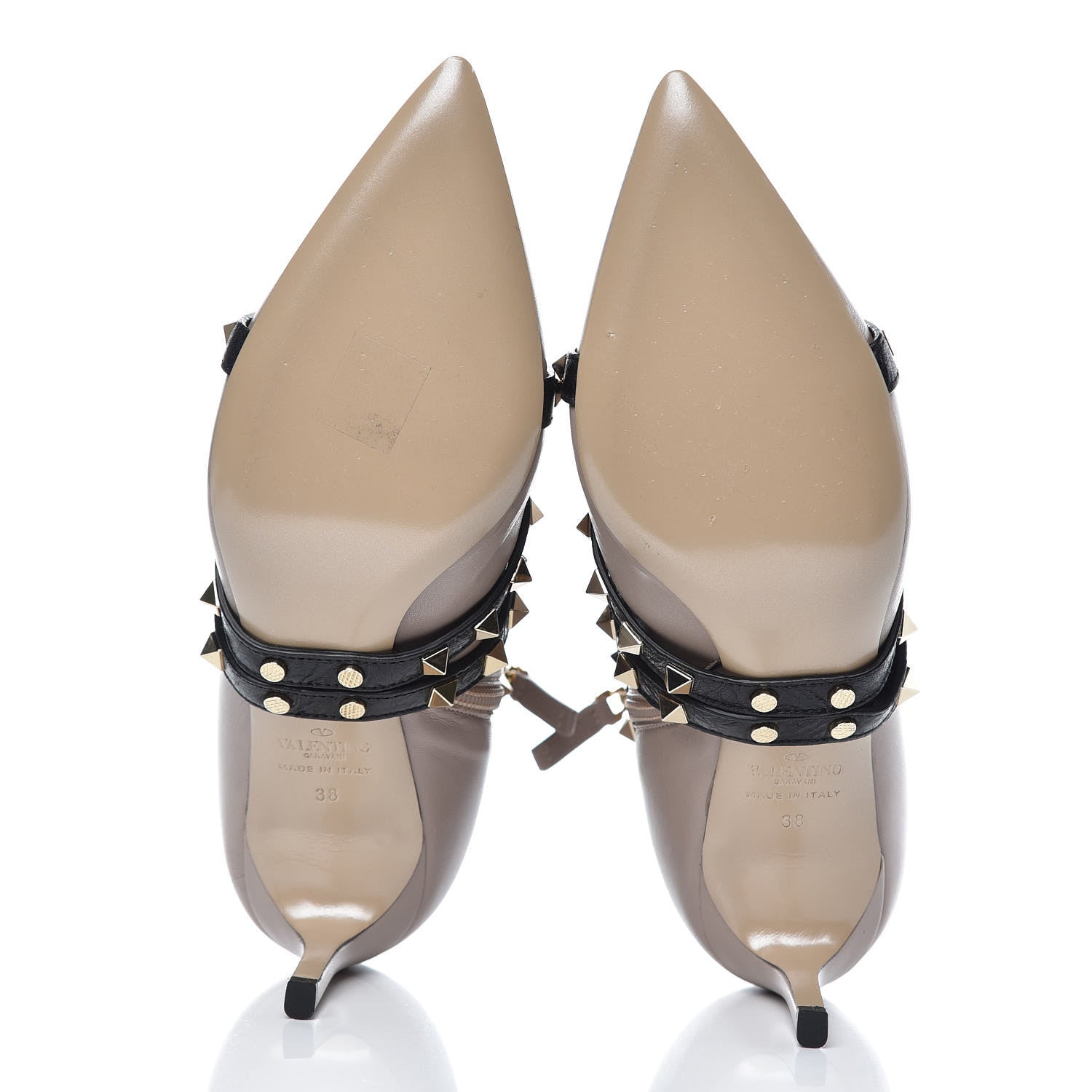 Valentino Garavani Nappa Rockstud Ankle Boots 38 Poudre 5 of 11