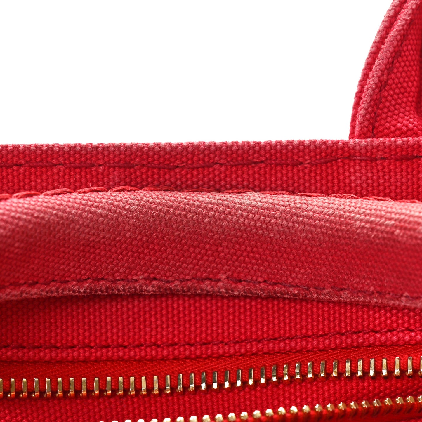 Canapa Small Logo Tote Rosso