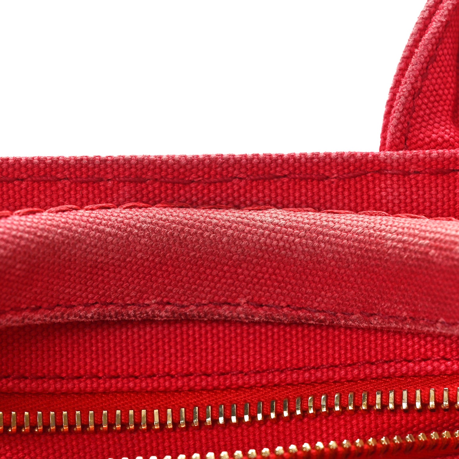 Prada Canapa Small Logo Tote Rosso 10 of 12