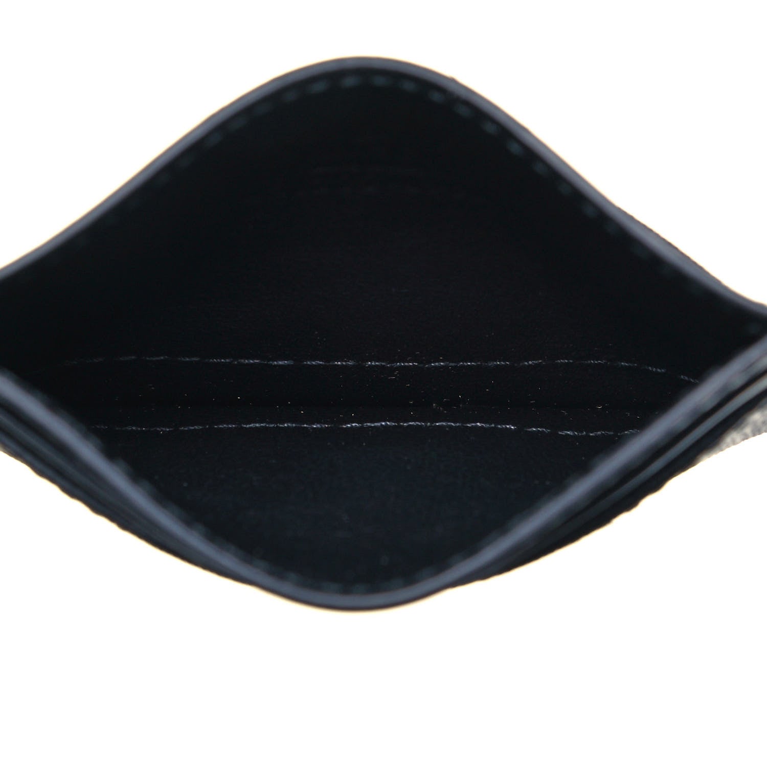 Gucci GG Supreme Monogram Kingsnake Card Holder Black Grey 5 of 6