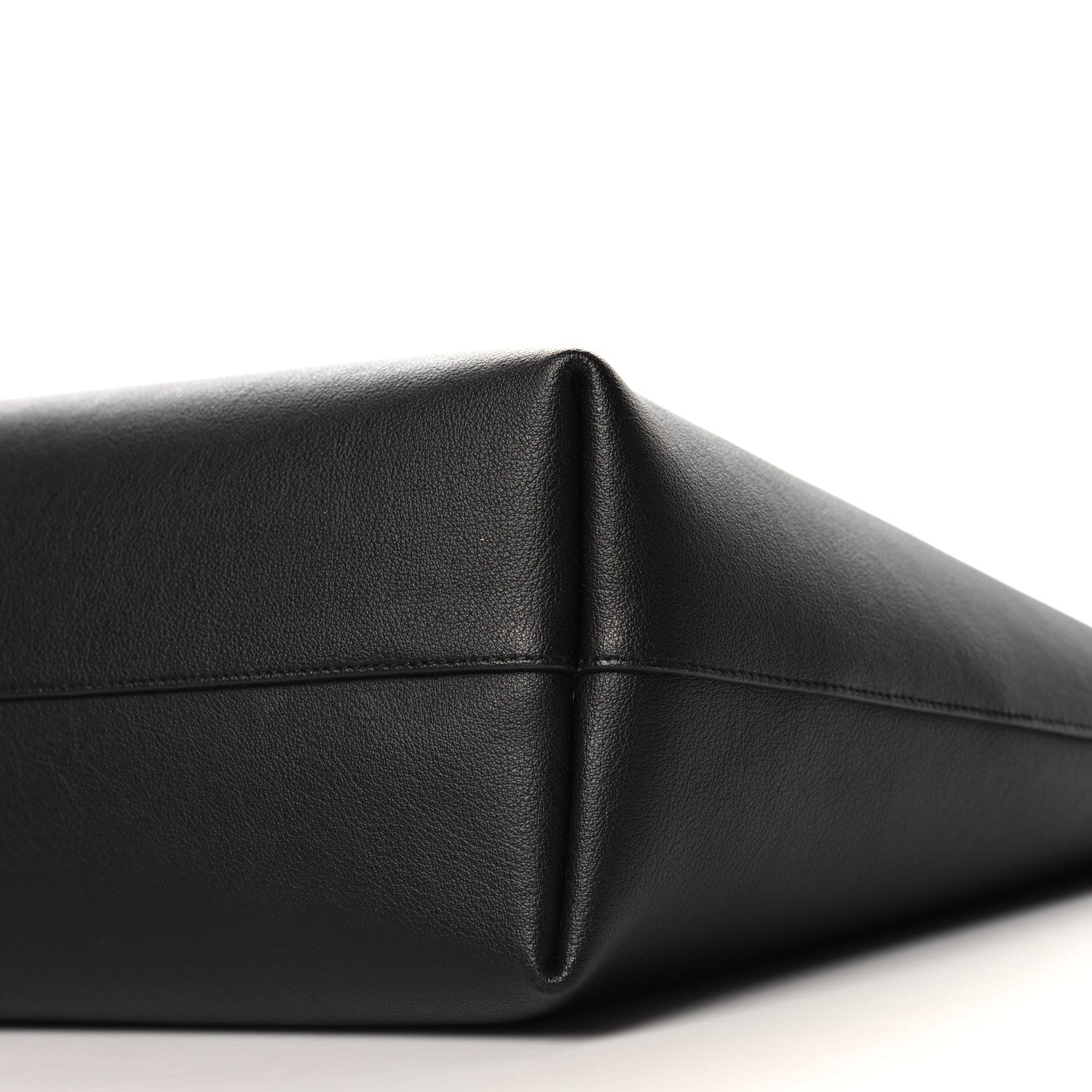 Saint Laurent Calfskin Large Shopping Tote Black 11 of 11
