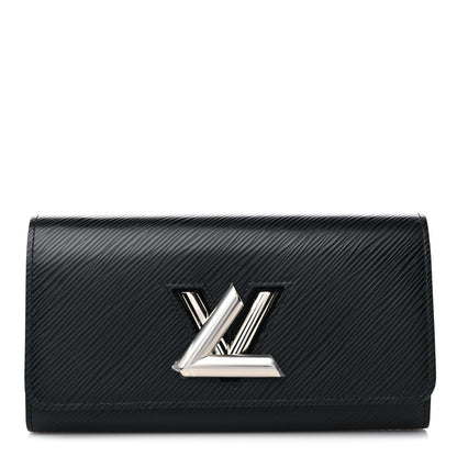 Louis Vuitton Epi Twist Wallet Black 1 of 10