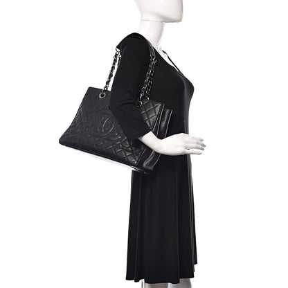 Chanel Caviar Quilted Grand Shopping Tote GST Black 2 of 13