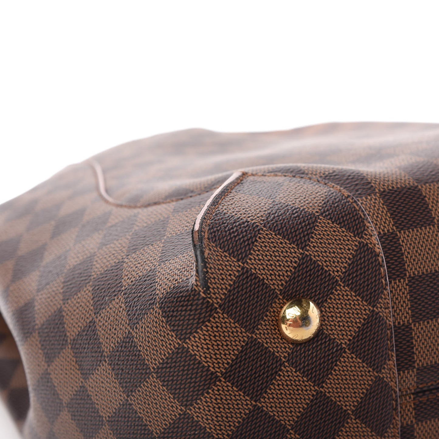 Damier Ebene Caissa Hobo Rose Ballerine