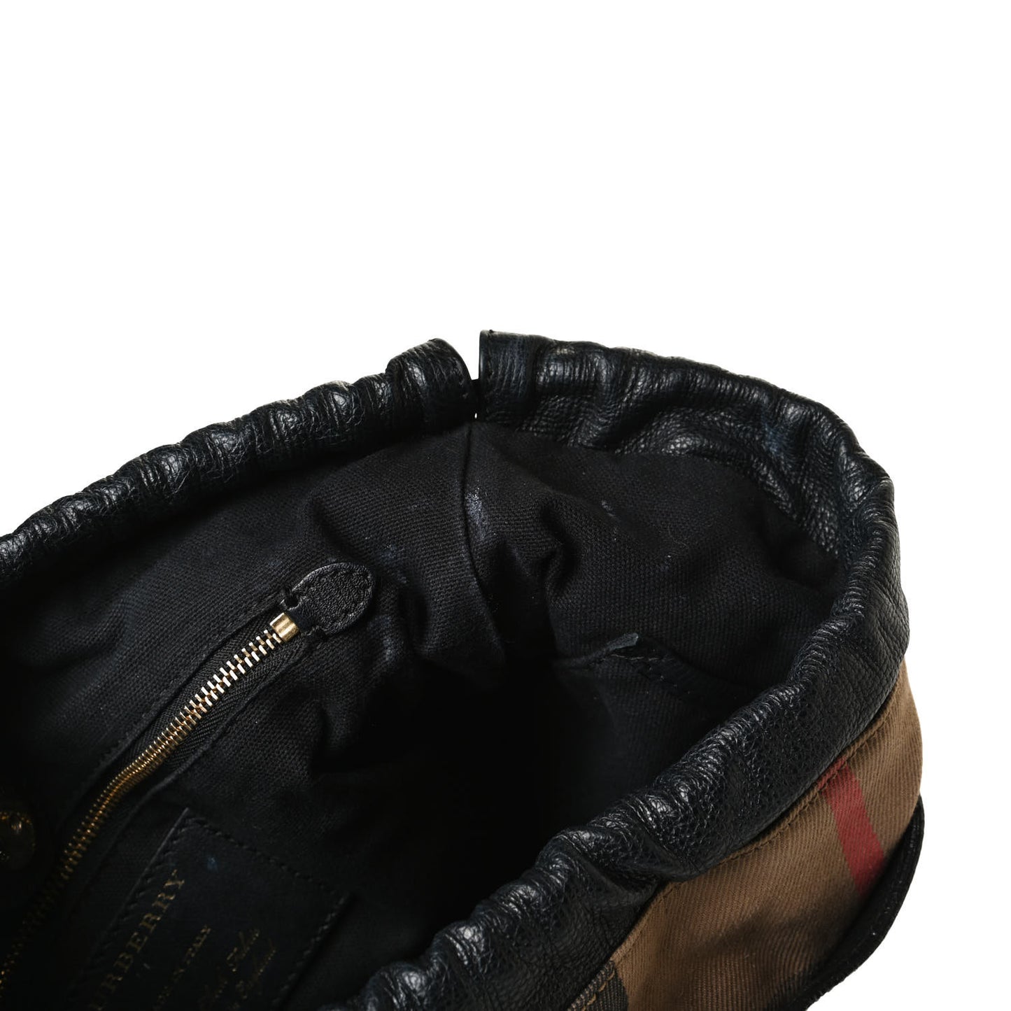 Calfskin House Check Little Crush Black