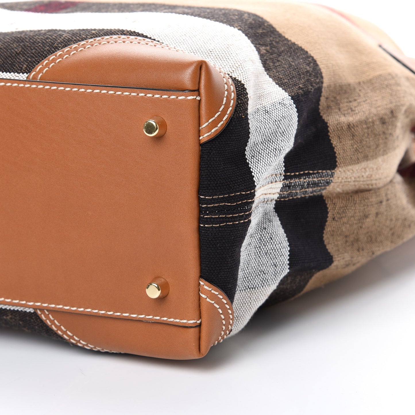 Canvas Mega Check Medium Maidstone Saddle Brown