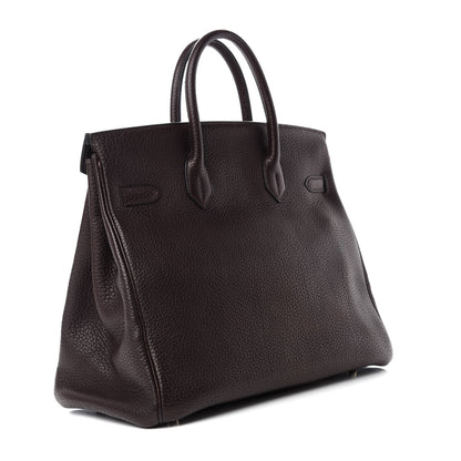 Hermes Togo HAC Birkin 32 Chocolate 3 of 14