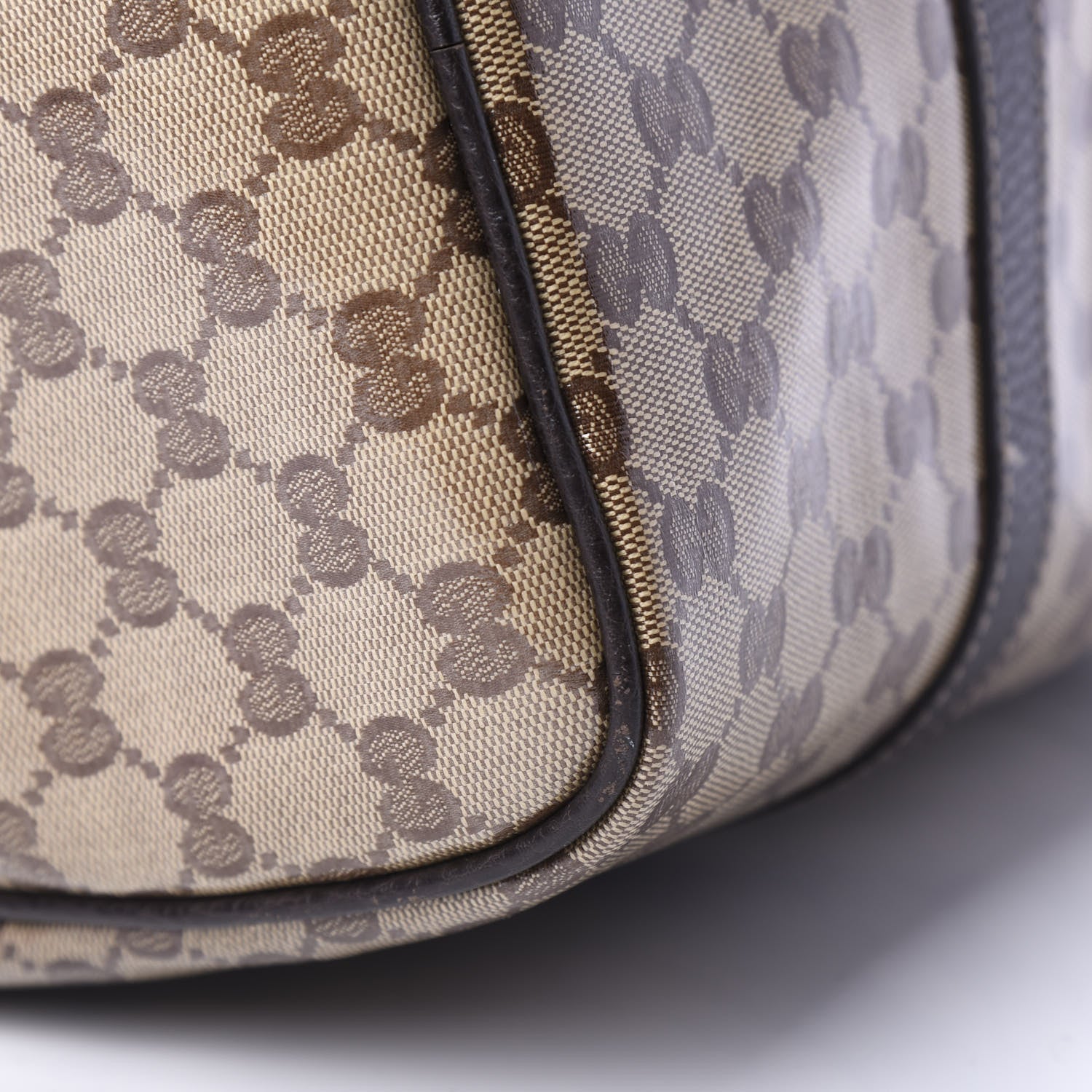 Gucci Crystal Monogram Medium Joy Boston Dark Brown 10 of 12